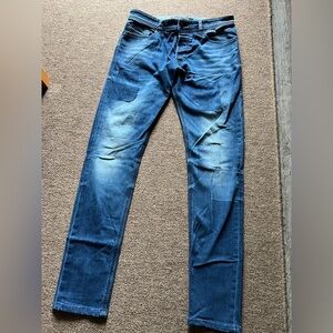 Diesel Men's Blue Distressed Jeans size 32